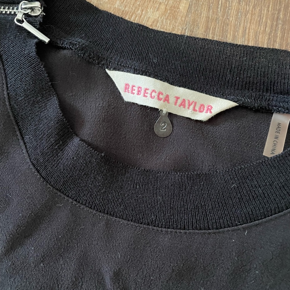 Rebecca Taylor Python Zipper Shoulder Blouse - image 7